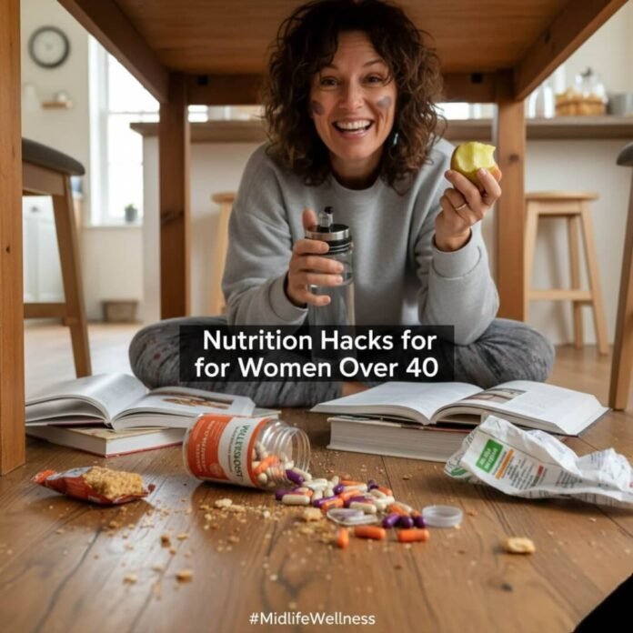 Midlife woman's nutrition hacks for women over 40.