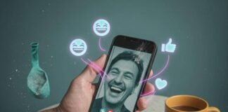 Why Social Life Plays a Key Role in Healthy Aging Elderly hand holding cracked smartphone, pie, and Polaroid.